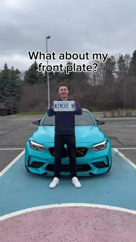 I just took ownership of this trend #bmw #bmwlife #cartok #cartiktok #frontplate #backorder 