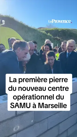 Ce vendredi à Marseille, la ministre de la Santé Catherine Vautrin a posé la première pierre du nouveau centre opérationnel du Samu sur le site de la Timone #santé #politique #marseille 