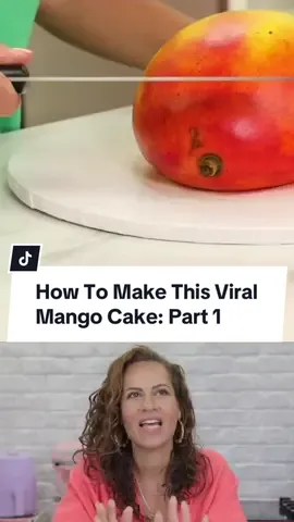 How to make a GIANT, hyperrealistic mango cake 🥭👇🏽 Like Yolanda's other viral, giant fruit cakes, the magic of this mango cake is all in the details, inside and out!  Part 1 of Yo's mango cake mini-series delves into the 