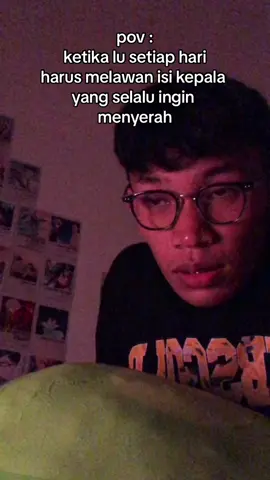 takut sama isi kepala sendiri!!!