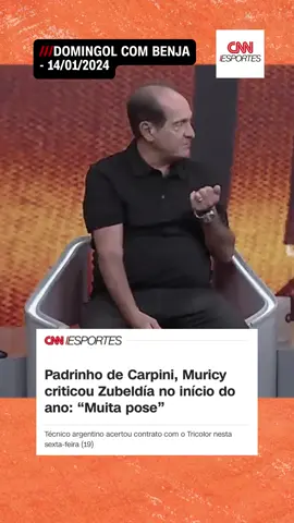 No início do ano, em entrevista ao #DomingolComBenja, Muricy Ramalho criticou a postura de Luis Zubeldía, que será o técnico do São Paulo após a saída de Thiago Carpini  #TikTokEsportes #SportsNews #SãoPaulo #SPFC 