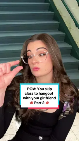 POV: You skip class to hangout with your girlfriend. Part 2. #pov #funny #skit #comedy #school 