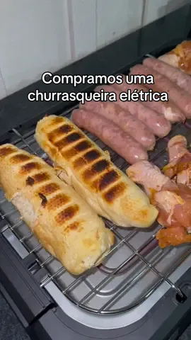 Compramos uma churrasqueira elétrica 🥰🥰