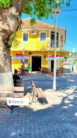 Lindo centro histórico de Porto Belo/SC. Local de chegada dos cruzeiros que atracam na cidade 🛳️☀️ #turismo #travel #praia #portobelo 