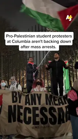 Hundreds of Columbia University students are protesting after the NYPD arrested more than 100 people for a pro-Palestine demonstration on April 18. It was the first mass arrest on campus in 50 years.  Students are demanding that the school divest from Israel. #Columbia #ColumbiaUniversity #NYPD #Occupy #Camp #Solidarity #Palestine #Gaza #Israel #University #BDS #Divest #News #CornelWest 