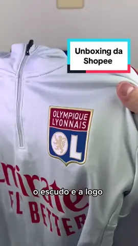 Simplosmente o melhor conjunto que eu ja tive #conjunto #lyon #futebol #shopee 