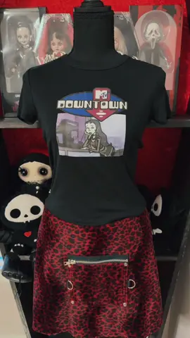 • Mtv downtown Serena babydoll tee avaliable in short sleeve, tank top, and long sleeve. All 3 are available in my tiktok shop and also my depop linked in bio! - #serena #mtv #mtvdowntown #downtown #serenaandalex #90s #y2k #goth #mallgoth #SmallBusiness #halloween #gothic #alternative #babydolltee 