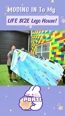 MOVING IN To My LIFE SIZE Lego House! - Part 1 #unspeakable #Vlog #fyp #viral #foryou #trending