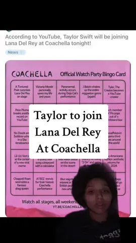 #greenscreen apparently taylor will be joining lana del rey on stage tonight for her set st coachella #torturedpoetsdepartment #ttpd #taylorswift #lanadelrey #coachella 