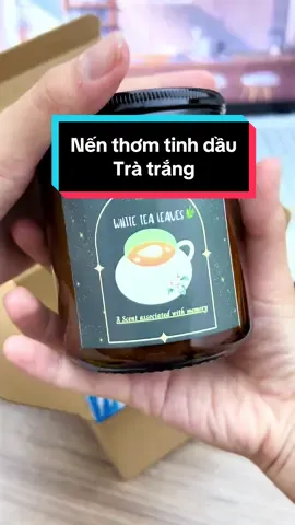 Nến thơm tinh dầu Trà Trắng #nenthom #nenthomsparklingcandle 