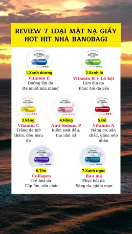 Mặt nạ nhà Banobagi quá hot hit #review #xuhuong #reviewlamdep #xuhuongtiktok #skincare #matna #banobagi #matnabanobagi 