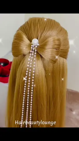 Beautiful bow hairstyle for girls #viral #fyp #foryou #highlight #foryoupage #video #trending #viralvideo #arab #style #fashion #hairstyle 