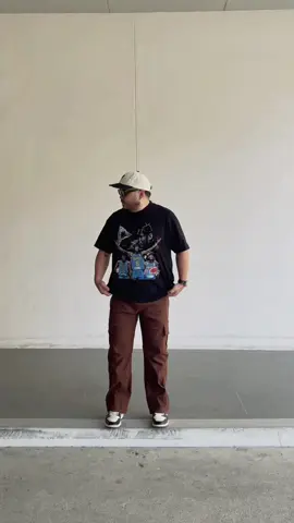 CHOCO BROWN CARGO PANTS FOR TODAY! 🔥🤎 #Cargopants #outfitcheck #budolfinds #ruleofthirds #grwm #mensoutfit #outfitideas @HDCLO 