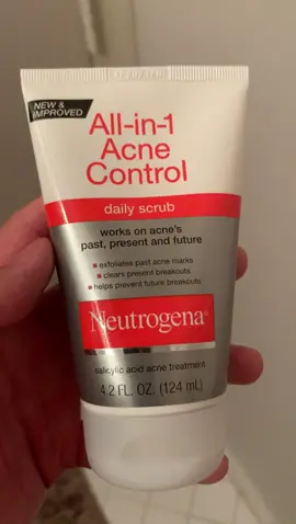 NEUTROGENA ALL IN ONE ACNE CONTROL SCRUB#fyp #viral #skincare 