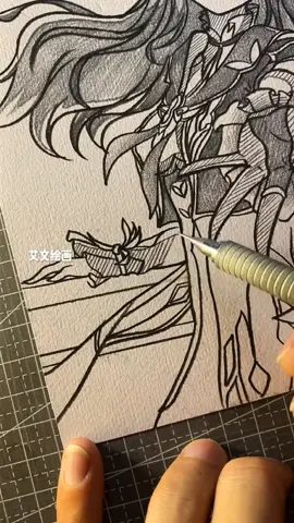 Firefly #sketch #sketchdaily #draw #drawing #HonkaiStarRail #fireflyhonkaistarrail #evansketch #艾文绘画 