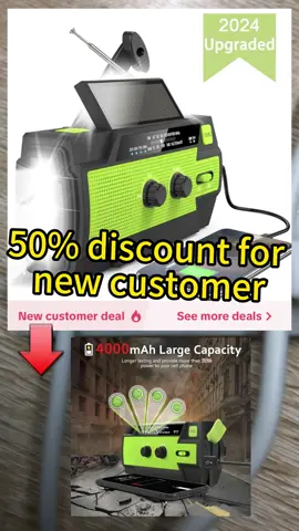 #duet#dontbedistracted #survival #TikTokShop #survivaltactics #beprepared #survivaltips #flashlight #radio 