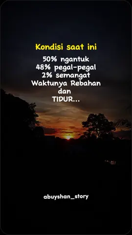 Kondisi saat ini.  #selamatmalamsemua😊🙏 #selamatberistirahat #berdoa #mimpiindah #tetapsehat #tetapsemangat💪💪 #EkspresikanDenganCapCut #CapCut 