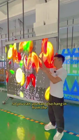 Have you ever seen a transparent TV?#transparentscreen #leddisplay #milestrong #ledscreen #leddisplayscreen #transparentdisplay 