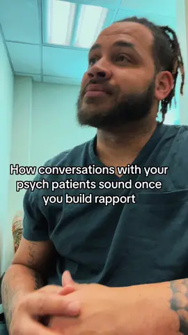 Building rapport is key to your patients treatment. It helps make them feel safe expressing themselves, and open up in a therapeutic setting. #nurse #fyf #nursesoftiktok #nursehumor #relateable #fyp #joke #RN #trending 