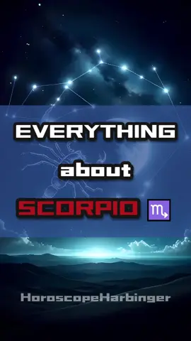 Everything about Scorpio ♏ Zodiac Sign  #scorpio #horoscope #zodiac #zodiacsigns #astrology 