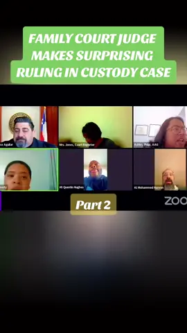 P2.FAMILY COURT JUDGE MAKES SURPRISING RULING IN CUSTODY CASE#lawyer #zoomcourt #familycourt #courtroom #fyp #judge #law #childsupportcourt 