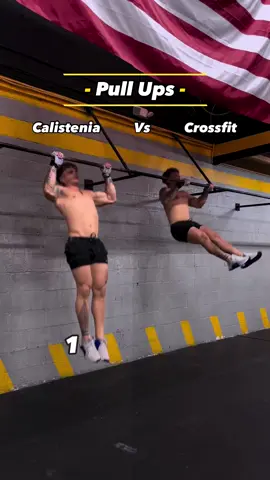 Pull Ups Calisthenics VS Crossfit 💪🏻😂 💢Tips By:@Derick Martinez ✌🏻  (Save & Share) #calisthenicslearn #calisthenics #pullups #crossfitmemes #crossfit #calisthenics_learn 