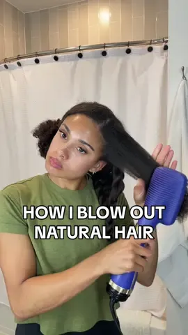 PART 2 | Blow drying my curly hair before a trim 💁🏽‍♀️ #blowout #naturalhair #blowdriedhair #hairroutine #3chair #4ahair #curlyhairroutine #blowdryer #blowdrytutorial #tutorials 
