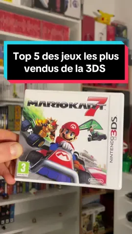 Top 5 des jeux les plus vendus de la 3DS! #3ds #nintendo #mario #pokemon #top5