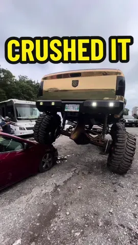 Not so useless after all now is it? 😏 #monstertruck #liftedtrucks #showtruck #viral #dieseltrucks #trucktok 