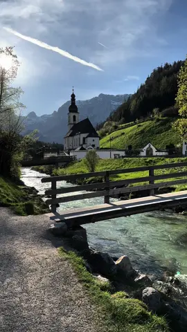 Amazing place🤩⛰️ 📍Ramsau bei Berchtesgaden/Church of St. Sebastian • • • • • • • • • • #bavaria #bayern #ramsau #mountains #alps #germany #djimini4pro #dji #drone #dronephotography #passion #trend #viral #explorepage #travel #camplife #vanlife 