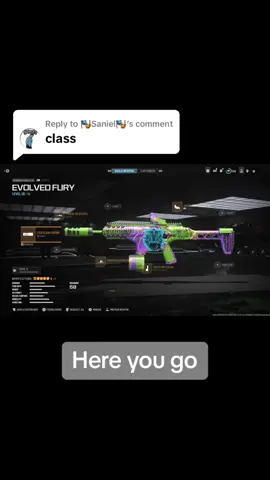 Replying to @🎭Saniel🎭 #fyp #cod #warzone #class #loadout 