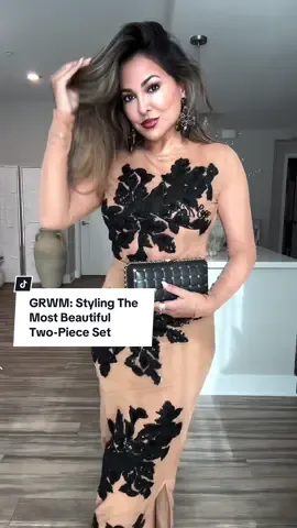 GRWM: Styling The Most Beautiful Two-Piece Set For A Evening Look✨ #fyp #fashiontiktok  This set just came back in stock in both colors 🦋 There’s nothing I love more than a good  two-piece set! It not only takes the guess work out of styling when you wear them together, but you also get a lot of multi-use✨ Rate this #OOTD from 1-10💫 Today’s affirmation: “I trust myself and my instincts🤍 TAG someone who would love this & don’t forget to save the video to refer back to when styling • #todaysoutfit #outfit #fashion #styletips #outfitideas #grwm #fashionstyle #styling #foryourpage #styletok 