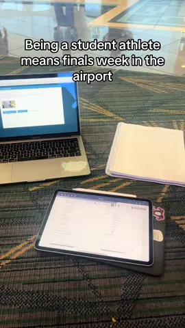 Hopefully lock down browser doesnt flag me for being in the airport #studentathlete #athlete #rowing #rowers #msu #big10 #athletics #sports #travelday #airport #ncaa #college 