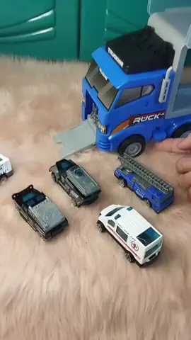 Toy Truck with 6pcs Truck and car inside!!! #kidstoys #toys #foryoupage #fyp #foryou 