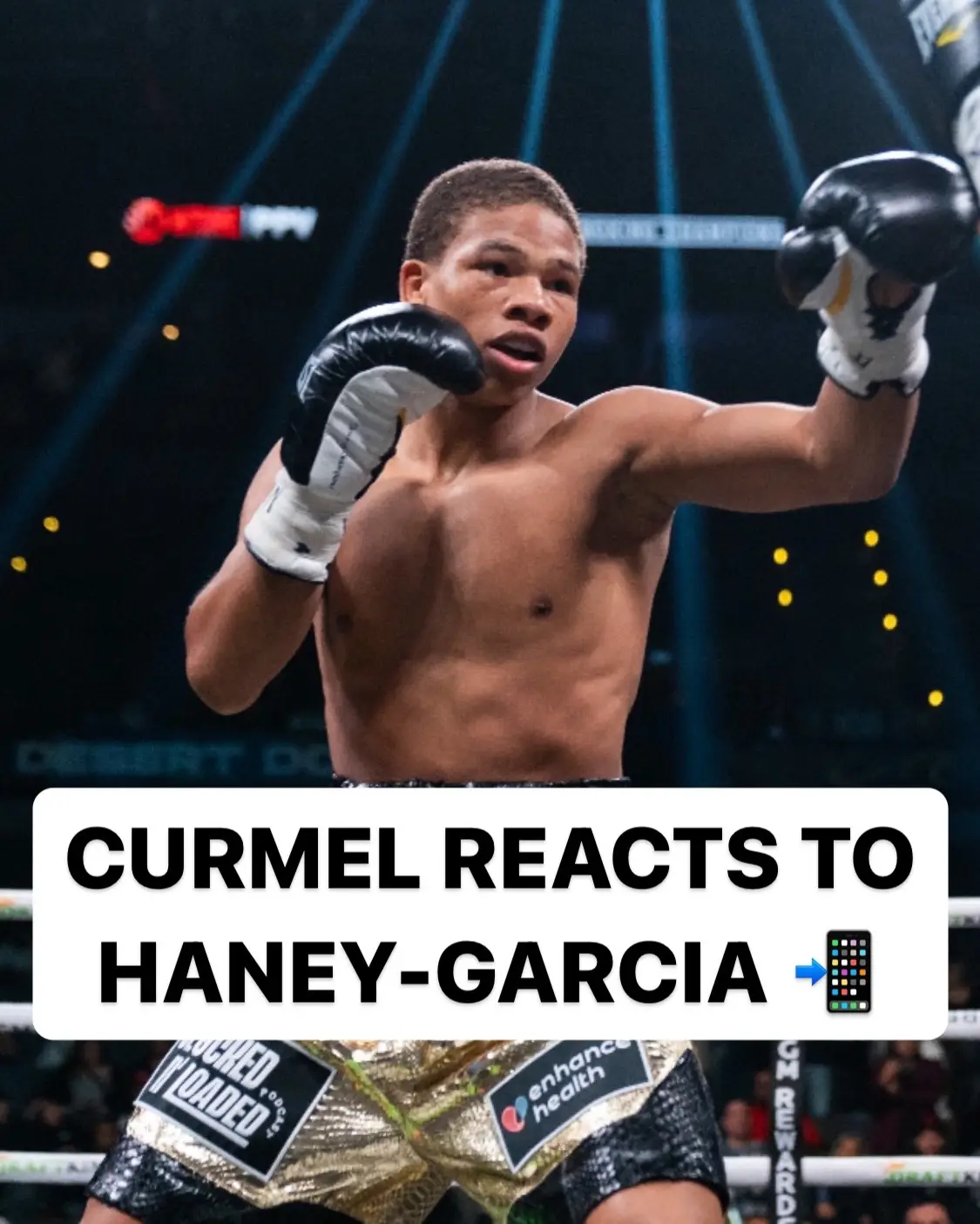 Curmel reacts to Haney-Garcia 👀 #curmelmoton #devinhaney #ryangarcia 