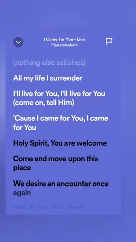 I Came For You - Planetshakers #shortlyrics 