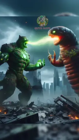 CatIronman vs giant worm 🔥💯#catstory #cutecat #catlover #ai #animals #tiktok 