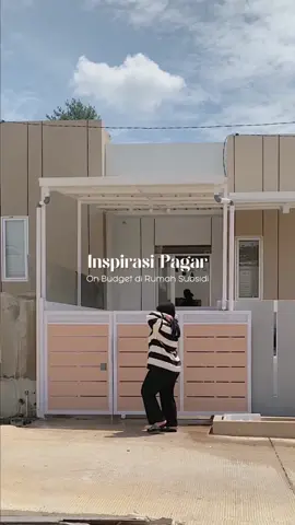 Pilihan membuat Pagar dikombinasi dengan Lisplank GRC cukup bisa menekan budget ternyata dibanding full besi, tampilannya juga cukup minimalis dan estetik🥰🤍 #kotabaruarjasari #rumahidaman #rumahminimalis #renovasirumah #rumahsubsidi #masyaallahtabarakkallah 