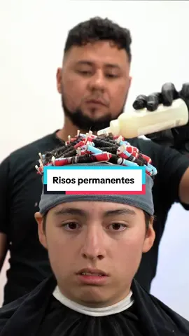 Risos permanentes  #asmr #risos #cabelo #gerardoayala #hair #cute #chile #style 