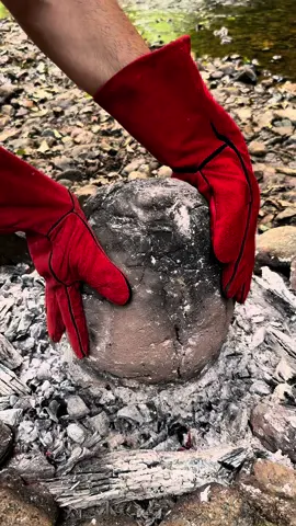 Çamur içinde pişen tavuk #outdoorcooking #chicken 