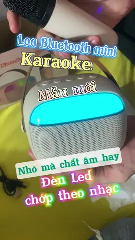 Loa Bluetooth Mini K30 Karaoke Không Dây với 2 micro kèm theo - Đèn Led rgb nhiều màu chớp theo nhạc - Nhiều hiệu ứng giọng nói khác nhau #xuhuong #loaminibluetooth #loakaraoke #loaminihatkaraoke #loakaraokedidong #tiepthilienket 