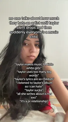 and then they take an out of context unserious lyric and start acting like shes not profound enough ??? like let her have a fun moment ??? please start analyzing your favs like this. also poc swifties exist!! she makes music for people who can relate to her and theres a lotttt of us here. alexa play the man real quick i cant #taylorswift #THETORTUREDPOETSDEPARTMENT #ttpd #the1975 #theman #torturedpoets #butdaddyilovehim #indian 