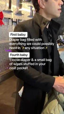 …but why is seeing the baby diaper hanging out of his pocket making me feel things 