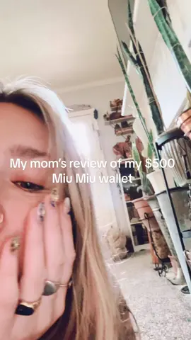 To be fair she did reach me better than this. Also her pronounciation of “Moo Moo” - an icon   #wallet #miumiuwallet  #miumiu #MomsofTikTok #motherdaughter #fyp 