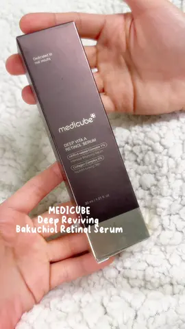 Medicube Deep Reviving Bakuchiol Retinol Serum 🫶🏼 Suitable for all skin types! FOR CONCERNS ▸ Uneven texture ▸ Acne / Blemishes ▸ Dark spots ▸ Anti-aging ▸ Fine lines #MEDICUBE #MEDICUBEAMBASSADOR #deeprevivingbakuchiolretinolserum  #kbeauty #skincare #sensitiveskin #retinol 