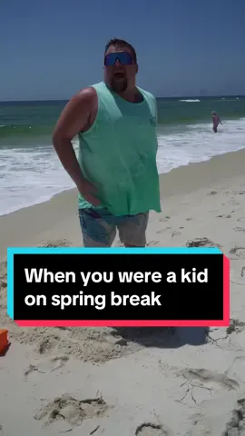 When you were a kid on spring break #fyp #foryou #foryoupage #foryourpage #funny #funnyvideo #funnyvideos #comedy #skit #springbreak 