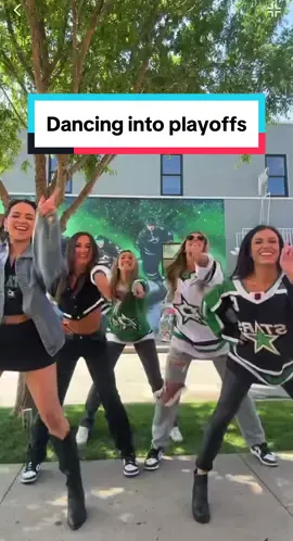 Dancing into playoffs with my girlies ✨💚⭐️ @Mel ♡ @Gabbie Blount @Sarah Salinas @mattie_gates  #starsicegirls #nhlicegirl #dallasstars #nhplayoffs2024 #dallasstarshockey #dallasstarsicegirls #stanleycupplayoffs #texashockey 