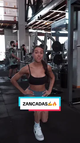 ZANCADAS / LUNGES ✍️🔥 . . . . . . #gym #GymTok #gimnasio #lunges #zancadas #legday #gymtips #fitnesstips 