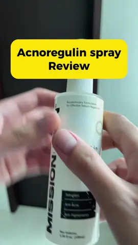 Acnoregulin spray review #skincare #skincareroutine #acnoregulinspray 