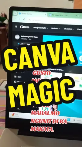 POV: Gusto mong alayan ng tula ang mahal mo ngunit di ka makata. Canva ang sagot diyan! #Canva #MagicWrite @canva_ph #Canvassador 